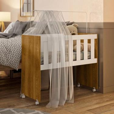 Imagem de Mini Berço Multifuncional com Colchão Luke Tigus Baby