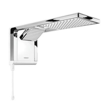 Imagem de Chuveiro Lorenzetti Acqua Duo Branco/Cromado 127v 5500w, 5500W, 110V