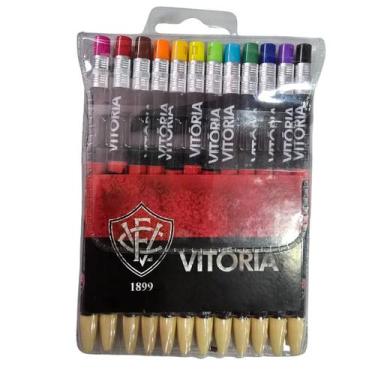 Imagem de Jogo Com 12 Lapiseiras De Cor - Vitória - Mileno