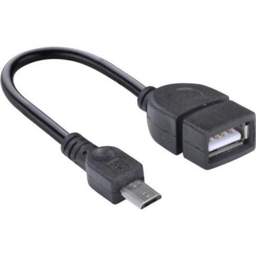 Imagem de Adaptador usb fêmea para micro usb com função otg ufmu-otg - Vinik
