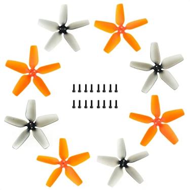 Imagem de DJI Avata Drone Propellers Replacement for DJI Avata Drone Accessories w/Screws (Orange, 4 Pcs - 2 CW + 2 CCW; Smoke Gray, 4 Pcs - 2 CW + 2 CCW)