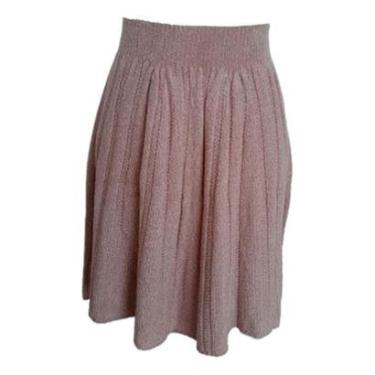 Imagem de Saia Evangélica Plus Size Midi Gode Tricot Mousse Premium Gg-Feminino