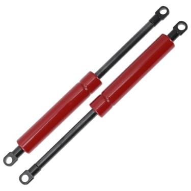 Imagem de X AUTOHAUX Amortecedores a gás de 250 mm/9,84" molas a gás 500N vermelho aço carbono 2 peças RV caixa de ferramentas tampa caixa de armazenamento capa de porta de armário