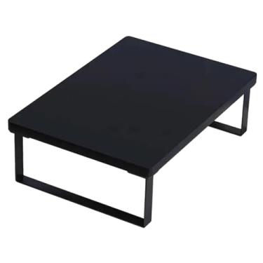 Imagem de Ioensy Fogões de capa de capa superior proteger o abrete organizador da prateleira versátil elétrica de cerâmica de cerâmica para armário de cozinha armário, Preto 30x40x14cm