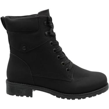 Imagem de Bota Coturno Mooncity Acolchoada Feminina, Preto, 36