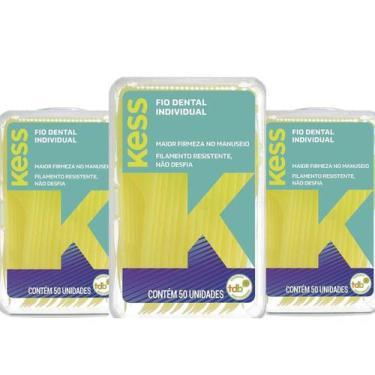 Imagem de Kit fio dental Kess Individual 3 pts com 50unid cada 2002