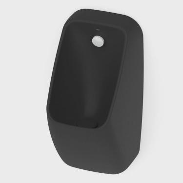 Imagem de Kit com 2 Mictório Rimless com Entrada Traseira Proton Square Roca Matte Black