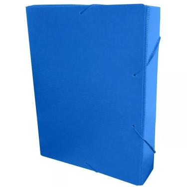 Imagem de Dello Pasta Aba Elástico Ofício 5cm Azul Polipropileno INMETRO