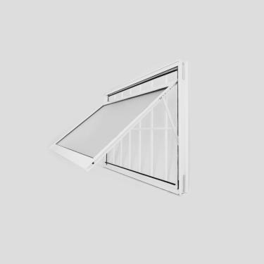 Imagem de Janela de Alumínio Maxim Ar 60x80cm Com Grade Lux Esquadrias