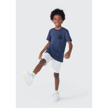 Imagem de Bermuda Básica Infantil Menino Em Sarja - Hering, 008, Branco