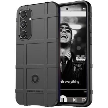 Imagem de Fofvccv Capa fina para Samsung Galaxy A36 / Galaxy A56 5G, capa resistente de TPU durável ao ar livre de grau militar contra quedas à prova de choque para Samsung A36/A56, HD preto