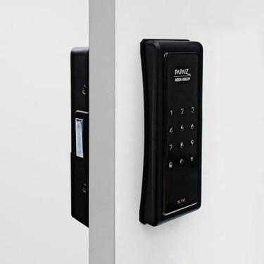 Imagem de Fechadura Eletrônica Digital Smart Lock SL140 Preto Papaiz