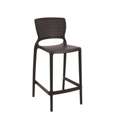 Imagem de Cadeira Tramontina Safira Alta Residencia Em Polipropileno E Fibra De Vidro Marrom