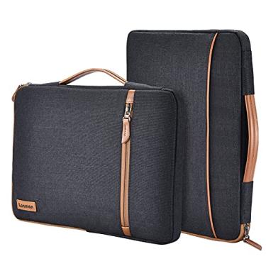 Imagem de LONMEN Capa para laptop de 15,6 polegadas bolsa para notebook resistente à água compatível com Lenovo 39.6 cm Ideapad 330/39.6 cm HP EliteBook 755 G5/Dell New Latitude 3590 Chromebook Ultrabook