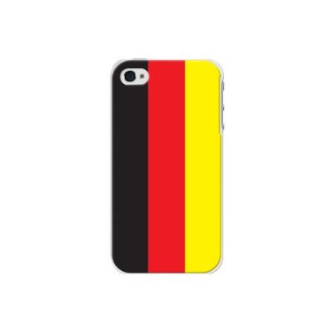 Imagem de Cellet Capa Proguard com bandeira da Alemanha para Apple iPhone 4/4S - Branca