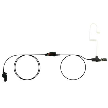 Imagem de Fone de ouvido/fone de ouvido de tubo acústico EH com PTT e kit de vigilância de microfone para rádios bidirecionais Motorola XTS5000 XTS2500 XTS1500 e Kenwood Viking VP5000 VP6000 VP8000.