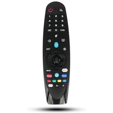 Imagem de Controle remoto de substituição universal compatível com controle remoto LG Smart TV Magic (sem função de voz, sem função de ponteiro), compatível com todos os modelos de TV LG, com função Magic Wheel