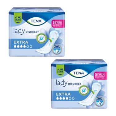 Imagem de Kit C2 Absorvente Lady Discreet Extra C8 Seco  Tena - Tena - Essity Do