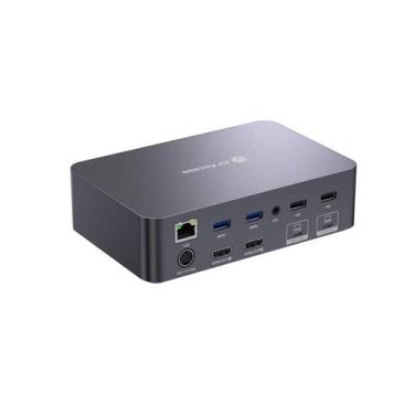 Imagem de Estação de ancoragem para switch KVM AV Access 2 monitores 2 laptops 4