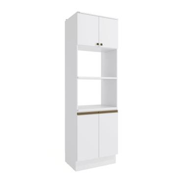 Imagem de Kit 2 Fornos Celeste Kappesberg 100% Mdf 4 Portas Branco 70cm