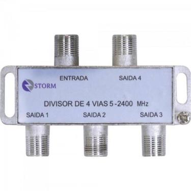 Imagem de Divisor Satélite 1x4 5-2400 MHz Storm - PCT