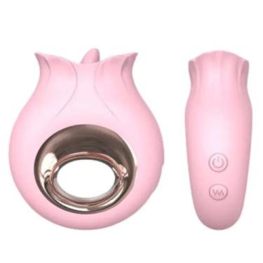 Imagem de Estimulador Clitoriano Kiss 9 Vibrações Brinquedo Erótico Vibrador Discreto