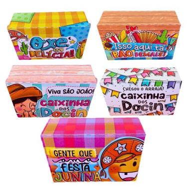 Imagem de 50 Caixinhas Para Docinhos Lembrancinhas Festa Junina - Kibunitinho