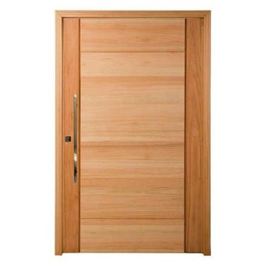 Imagem de Porta Pivotante PM95 Clean em Madeira Maciça Eucalipto Cruzeiro, 102cm