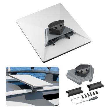 Imagem de BarBaren Para Starlink Mini Mount, Montagem De Rack Teto Antirroubo, Barra Redonda, Serve Rv, Escada, Trilho, Iate (1,25", 1", 7/8")