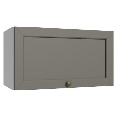 Imagem de Armário Aéreo 60 Cm 1 Porta Basculante Vik Madesa Branco/cinza