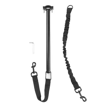 Imagem de MUNEFE Bike Dog Leash, Retractable Dog Leash, Dog Cycling Leash for Cycling Exercising Training Jogging