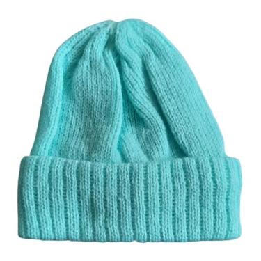 Imagem de Touca / Gorro de Lã para Bebê - Artesanato, Verde bebê
