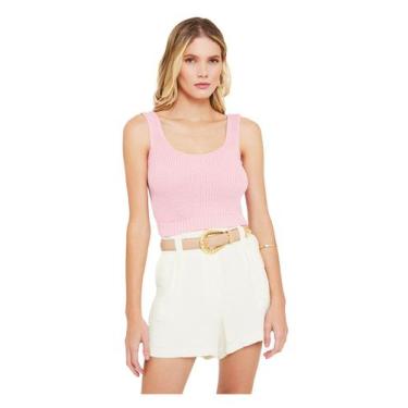 Imagem de Blusa Regata Tricot - EUC STORE, Rosa, Único 36 - 42