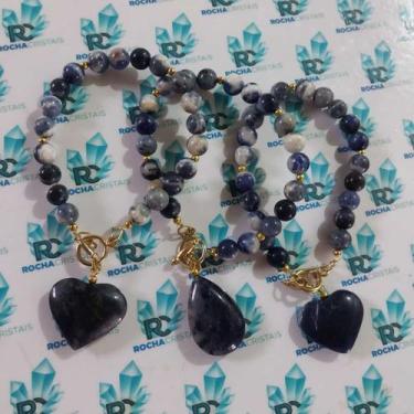 Imagem de Kit com 3 pulseiras em Sodalita
