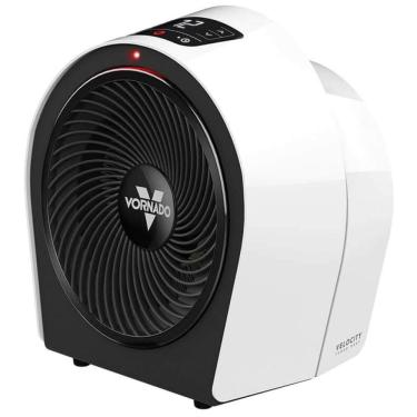 Imagem de Aquecedor Elétrico Portátil com 3 Níveis de Potência 750W 1125W 1500W 110V, Vornado VELOCITY3RWH, Branco