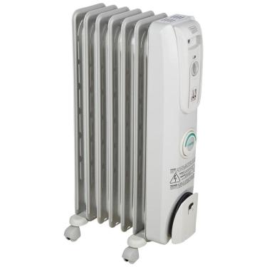 Imagem de Aquecedor a Óleo Portátil 3 Configurações Temperatura Sem Montagem e Manutenção no Óleo, DELONGHI EW7707CM, Branco