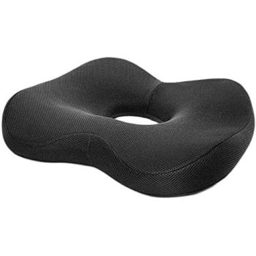 Imagem de Almofada De Assento Espuma De Memória Ad Suporte Lombar Almofada De Cadeira Para Cóccix Ciática Costas & Alívio Da Dor Nas Nádegas