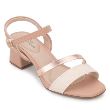 Imagem de Modare, SANDÁLIA FEMININA MODARE 7172.101 ORTOPÉDICA SALTO BLOCO 6CM Cor:Creme/Nude;Tamanho:37