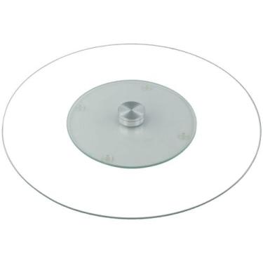 Imagem de Centro de Mesa de Vidro Redondo Giratório Hauskraft GIR-017