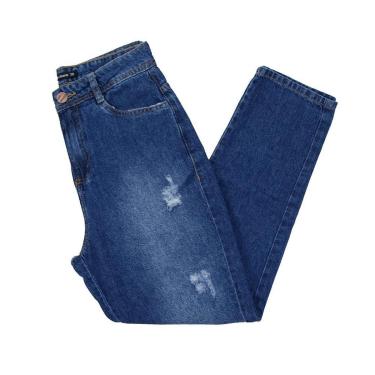 Imagem de Calça Jeans Feminina Recuzza Mom Azul - 10500-Feminino
