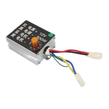 Imagem de Generic Controlador de Velocidade do Motor, 12 V500 W Alto Tomestor Controlador de Motor Com Switch 20A Rewind para Bicicletas Elétricas