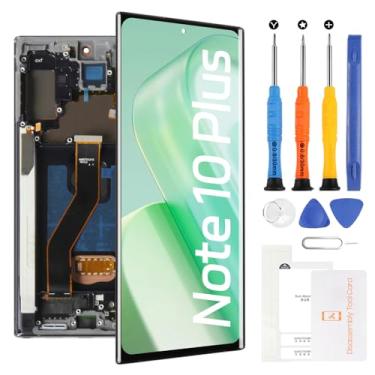 Imagem de Tela OLED para Samsung Galaxy Note 10 Plus 6,8 polegadas SM-N975 SM-N976 Tela LCD Touch Digitalizador Montagem de Vidro - Ferramentas - Preto com Moldura