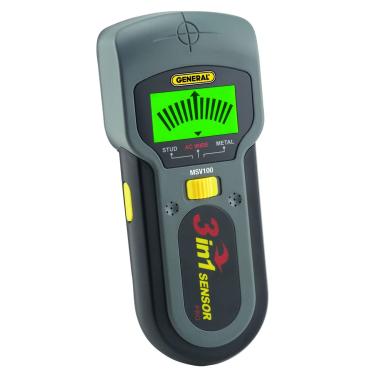 Imagem de General Tools MSV100 Stud, detector de metal e tensão