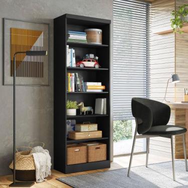 Imagem de Estante Livreiro Multiuso - Dritex - QMOVI, PRETO FOSCO