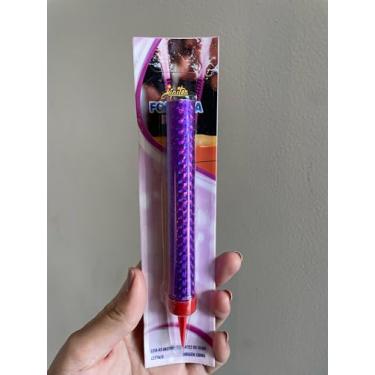 Imagem de Vela Vulcão De Aniversário Com Chama Colorida Foguete Cascata Fontana (ROXO)