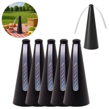 Imagem de 5 Ventiladores Mesa Anti Moscas Repelente Insetos Portátil - Lyor