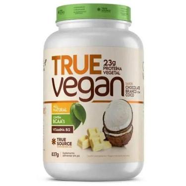 Imagem de True Vegan Proteína Vegetal - 837G Chocolate Branco com Coco, True Sou