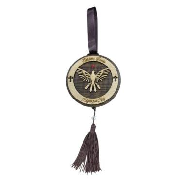 Imagem de Adorno Mandala Porta Parede MDF Aparecida /São Bento /Divino - MR, Mar
