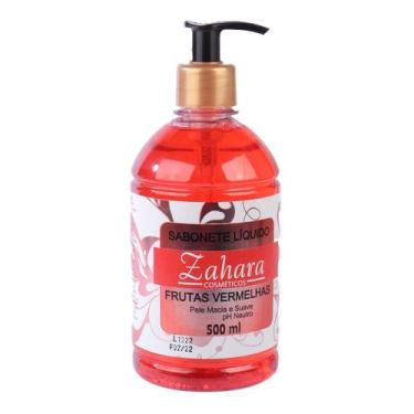 Imagem de Sabonete Líquido 500ml Frutas Vermelhas Válvula - Tudo em Caixa