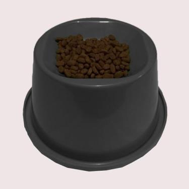 Imagem de Comedouro Gatos Altos 9cm Ajusta Postura Digestão Elevado - Auma Terra